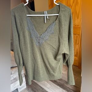 Anthropologie Cashmere and Wool V-Neck Sweater
